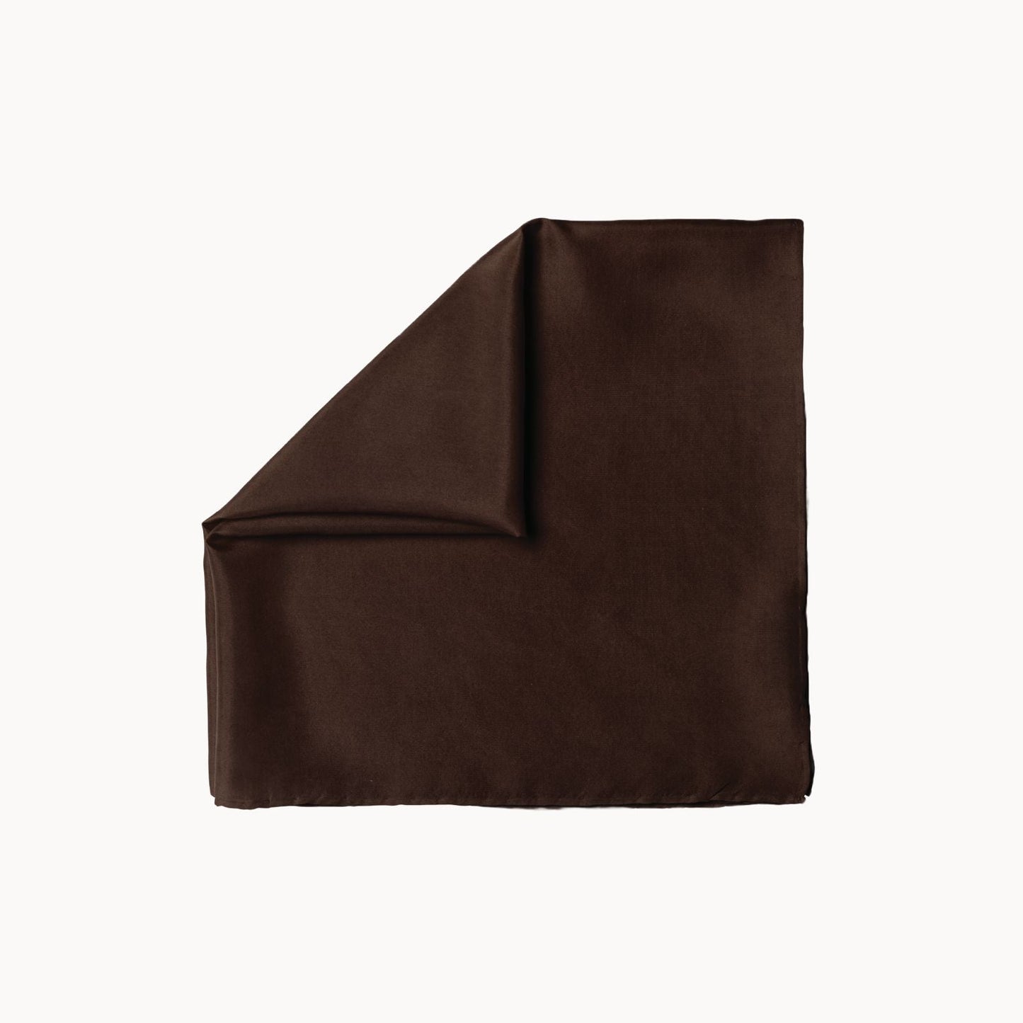 Chocolate Brown Solid Head Scarf