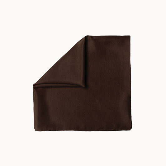 Chocolate Brown Solid Head Scarf