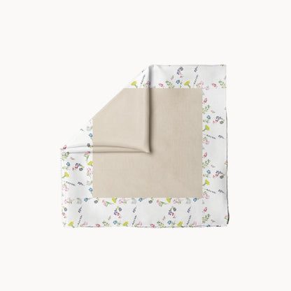 Framed in Florals Beige Head Scarf