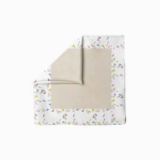 Framed in Florals Beige Head Scarf