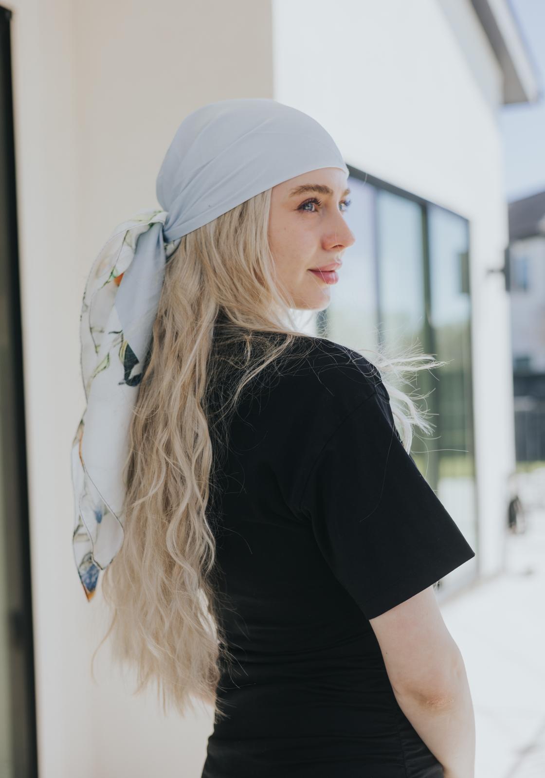 Aviary Bliss Pixelated Head Scarf